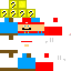 Texture for Mario Lifting A Lucky Block