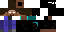 Texture for Herobrine with a fail pic on back