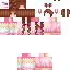 Texture for Девочка-пасхальный кролик.
