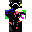 Texture for sad paintedball boy