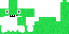 Texture for green rainbow friends