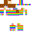 Texture for Huda with rainbow 100%