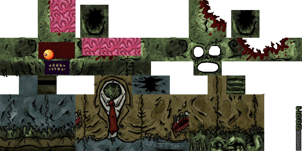 Texture for doom zombie