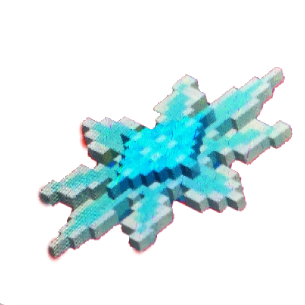 Texture for Pixel Gun Snowflake