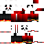 Texture for red black panda