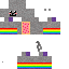 Texture for Nyan Cat By Scribble Heart
