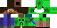 Texture for steve in creeper hoddy