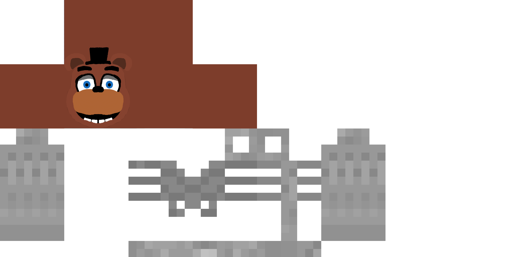 Texture for skeleton freddy