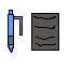 Texture for pen and paper