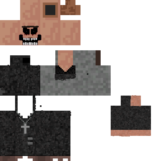 Texture for demon brain map monster