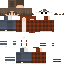 Texture for Emo gothic boy in googles (red)