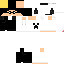 Texture for minha skin do minecraft 2025 com blusa branca com calsa