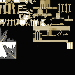Texture for dragon skeleton