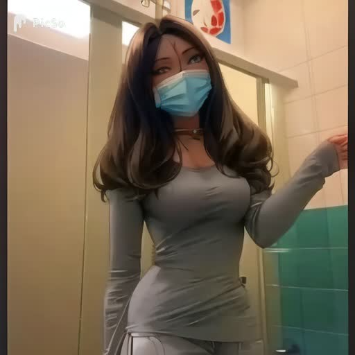Texture for Anime girl in the Bathroom