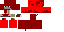 Texture for dark and red wolf