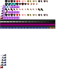 Texture for GUI food, health, connection and XP bar