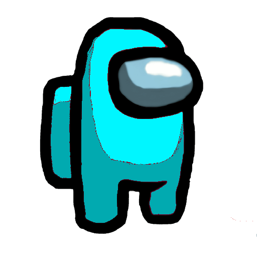 Texture for dye light blue Among us