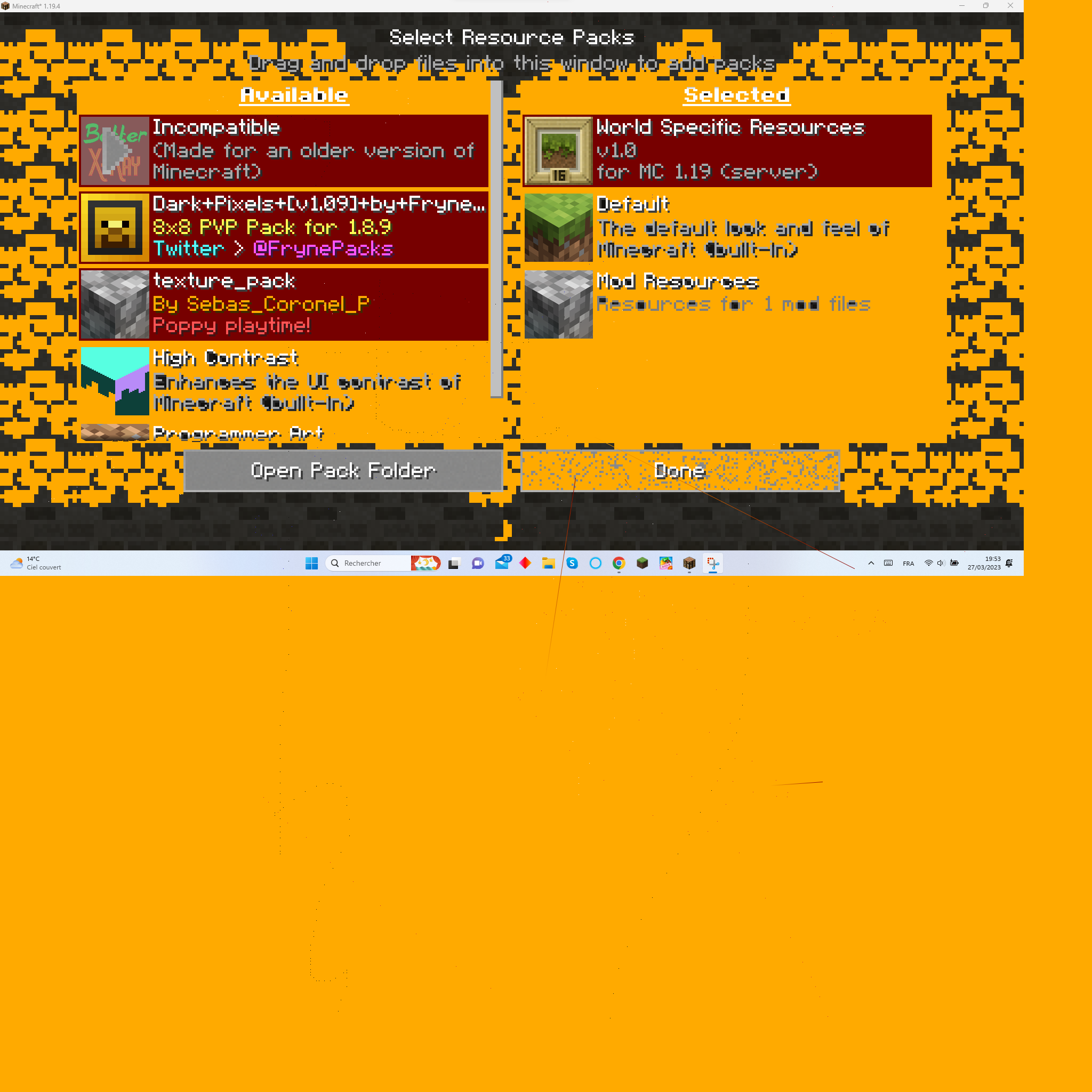 Texture for Pack ???