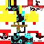 Texture for christmas robot pikachu