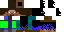 Texture for half ender man and half man