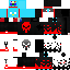 Texture for Herobrine Red Skull 3D 