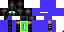 Texture for ninja herobrine nova skin