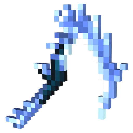 Texture for frost scythe Minecraft dungeons