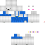 Texture for Nonbinary Polar Bear in Overalls