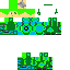 Texture for steve Holding Pickaxe