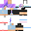 Texture for galaxy hair girl