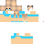 Texture for девочка волк в купальнике