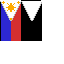 Texture for PHILIPINE'S FLAG