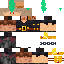 Texture for Mohawk man