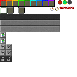 Texture for rainbow hotbar texture