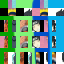 Texture for Sasuke Uchiha and Naruto Uzumaki pixel art