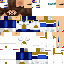 Texture for saiyan steve with shoulder pads
