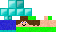 Texture for steve carry Diamond Cube