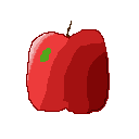Texture for apple: item- small cube