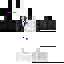 Black and White Enderman in a suit - player Skin - NovaSkin