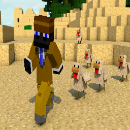 Texture for legotroop Running from Chickens