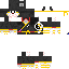Texture for Chat ninja Noir et jaune