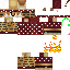 Texture for Red Leopard with Fire