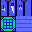 Texture for Blue Crafting Table