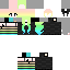 Texture for pastel goth rainbow girl