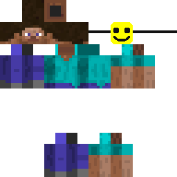 Texture for steve with a mask smalika