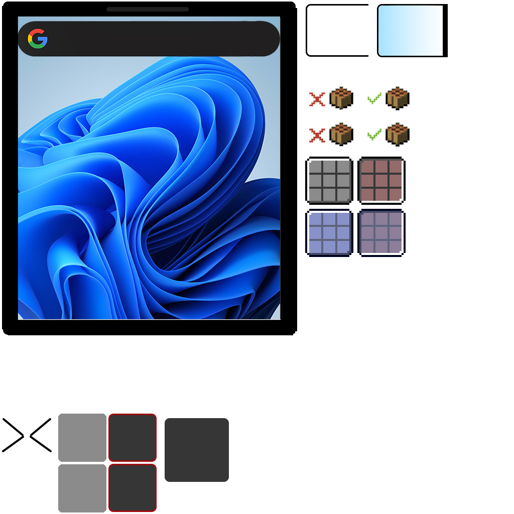 Texture for widget