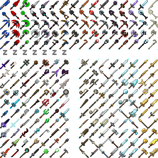 Texture for Dokucraft Items For Blender