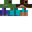 Texture for Steve Zombie Nomal