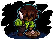 Texture for Chara Undertale Kris Deltarune Pixel Art