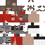 Texture for Skin miya com duas camadas de roupa